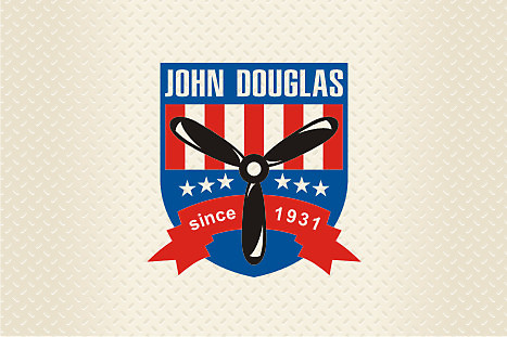 Логотип-шеврон для летной униформы "John Douglas" (2)