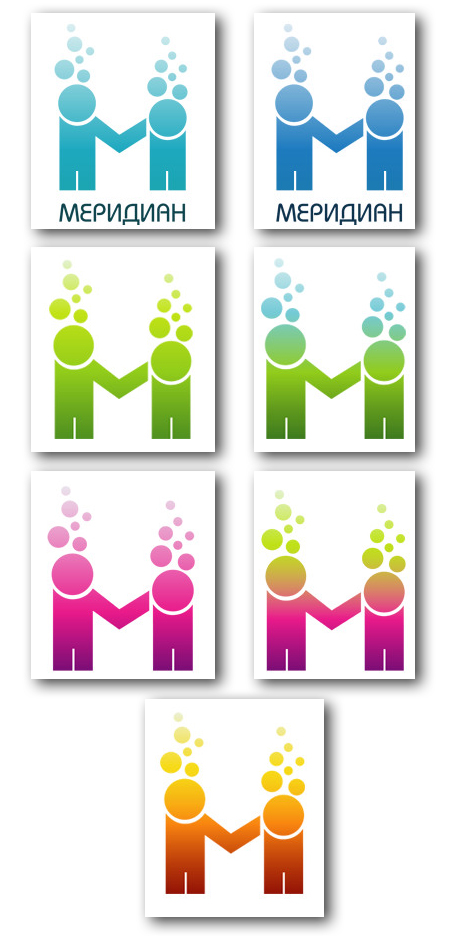 Logo set for "Meridian" outlet