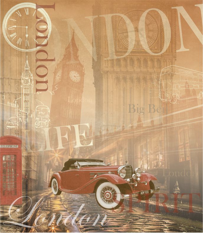 Фотопанно "LONDON" 2100х2400