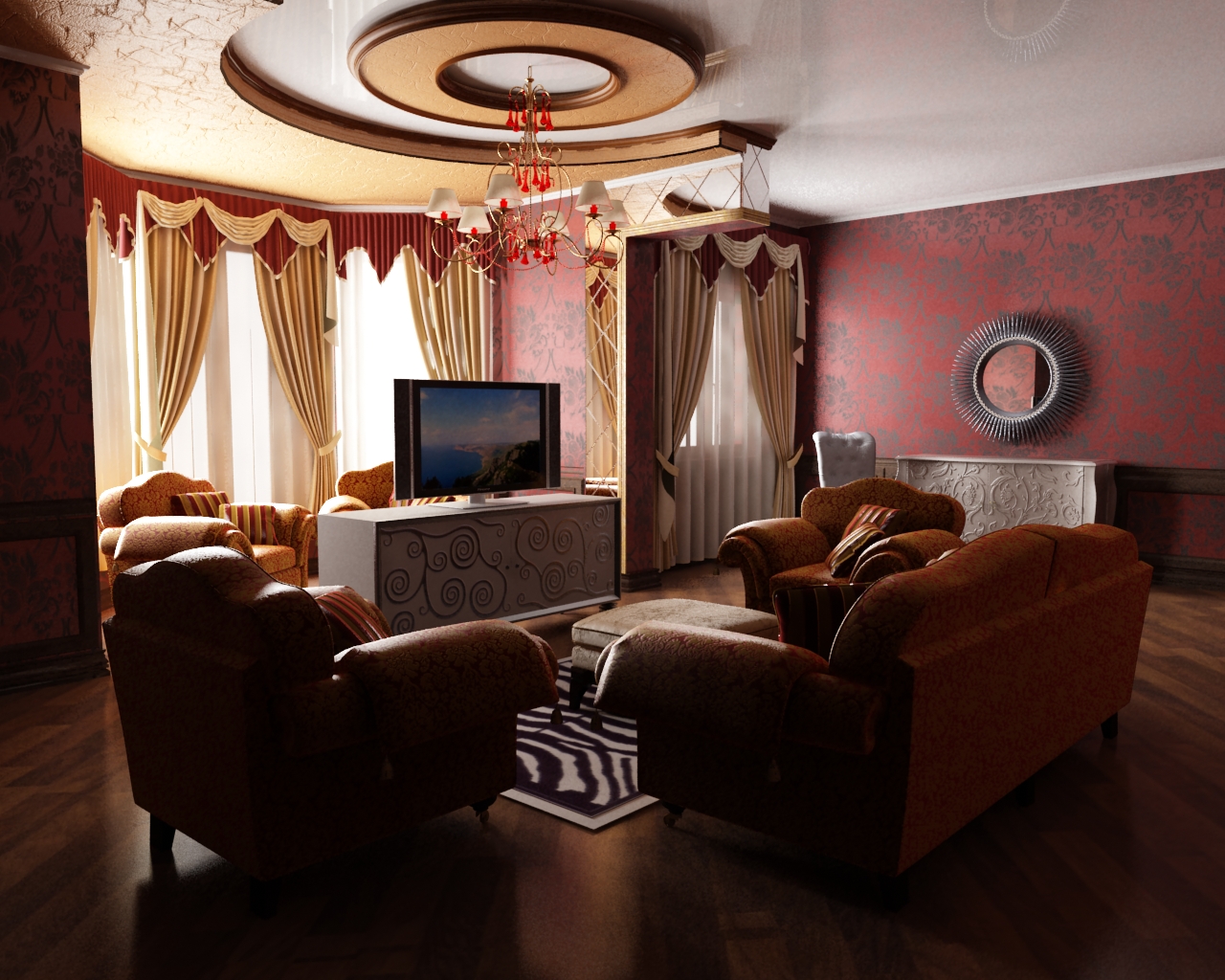 Часный котедж/гостиная