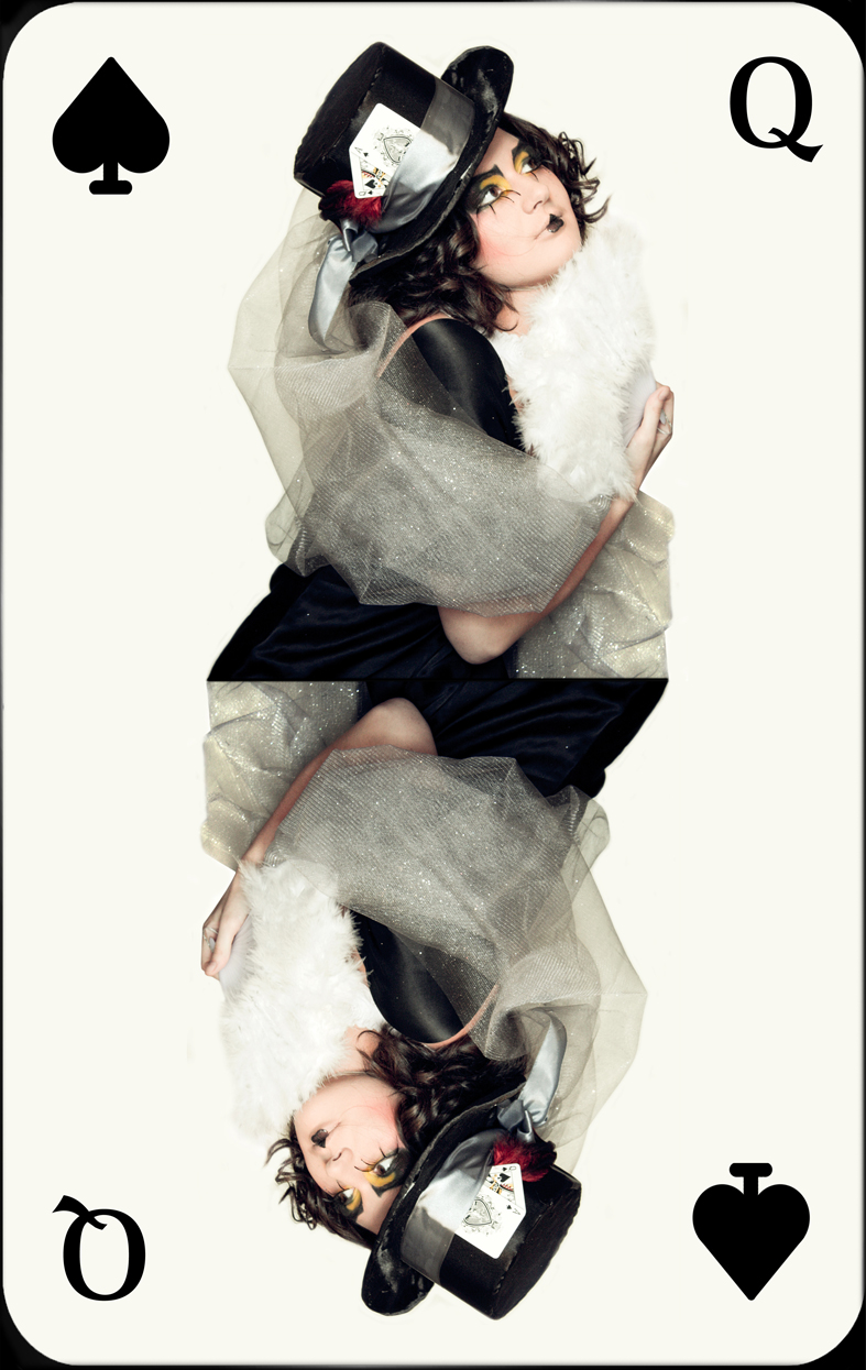 мой проект " дамы из колоды карт"