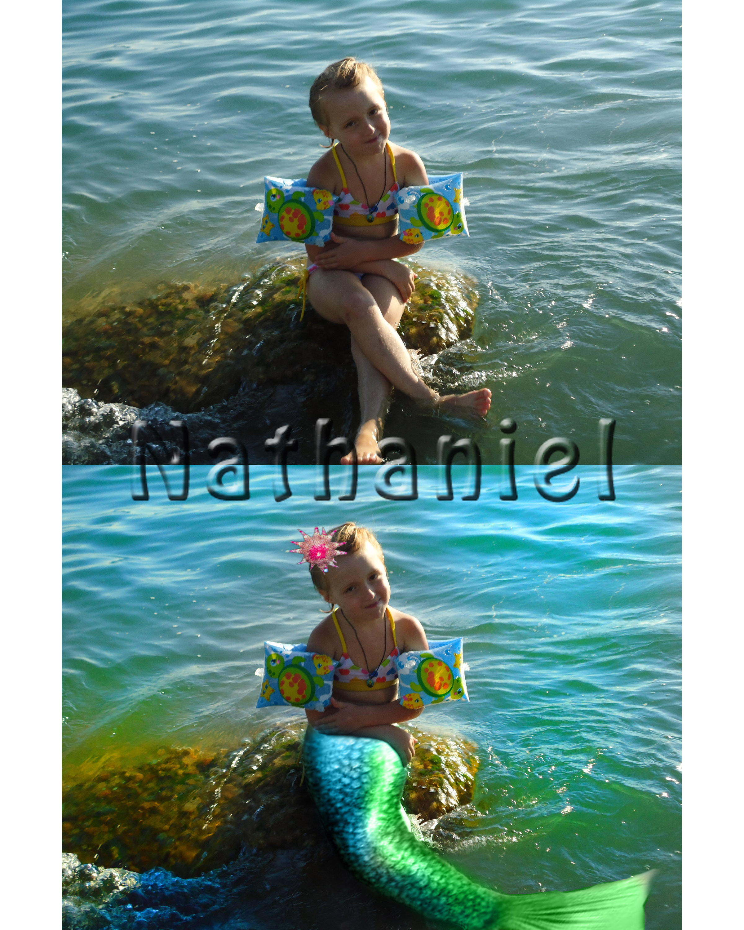 Фотомонтаж "Русалочка"