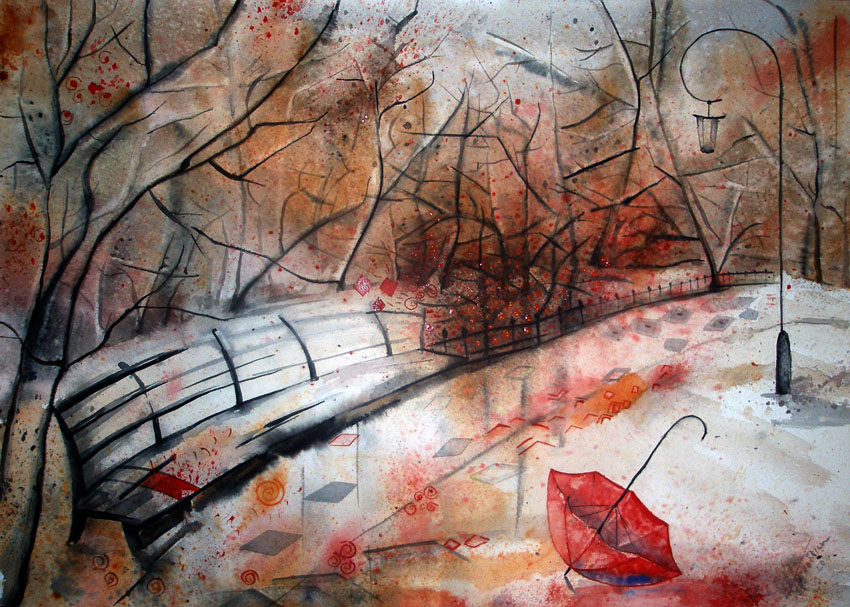 Монолог забытого зонта.