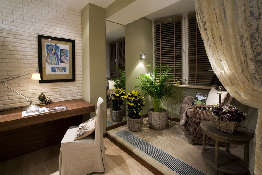 Интерьер в колониальном стиле.