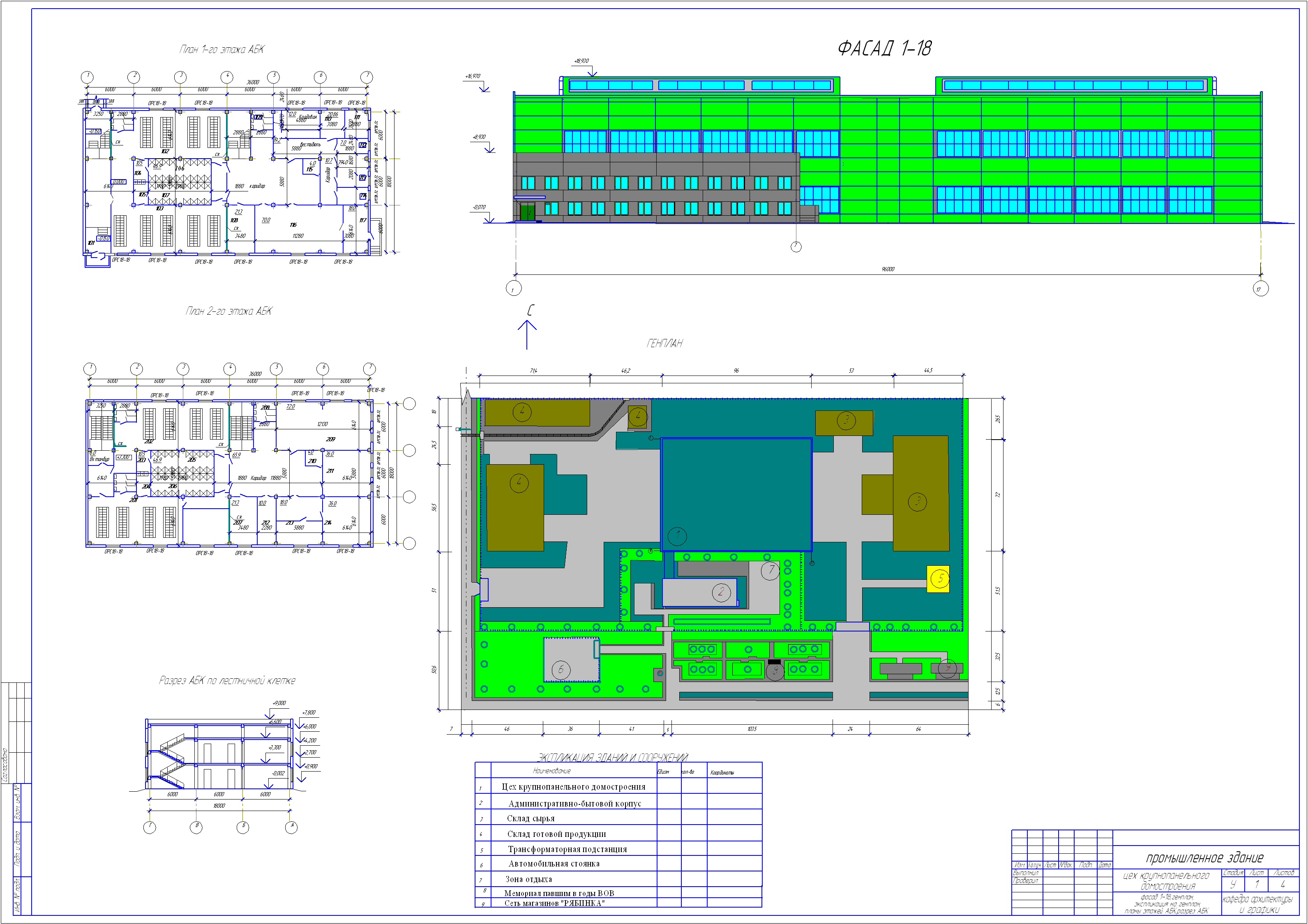 Курсовой пром.здание