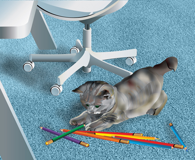 Не было в доме мышей, но было много карандашей