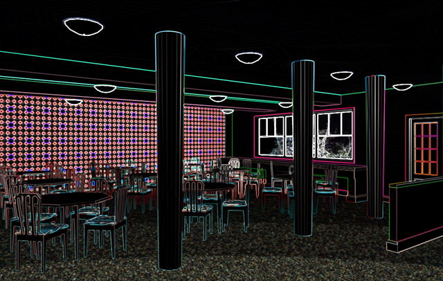 Интерьер кафе (ArchiCad)