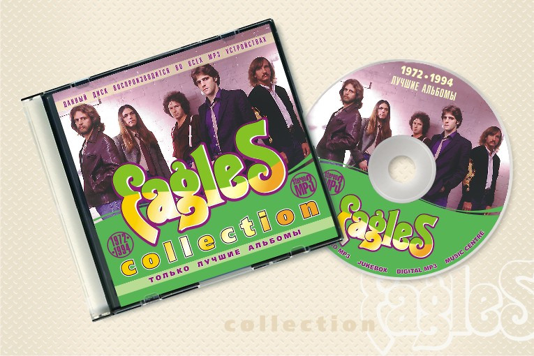 Оформление CD-диска "Eagles collection"