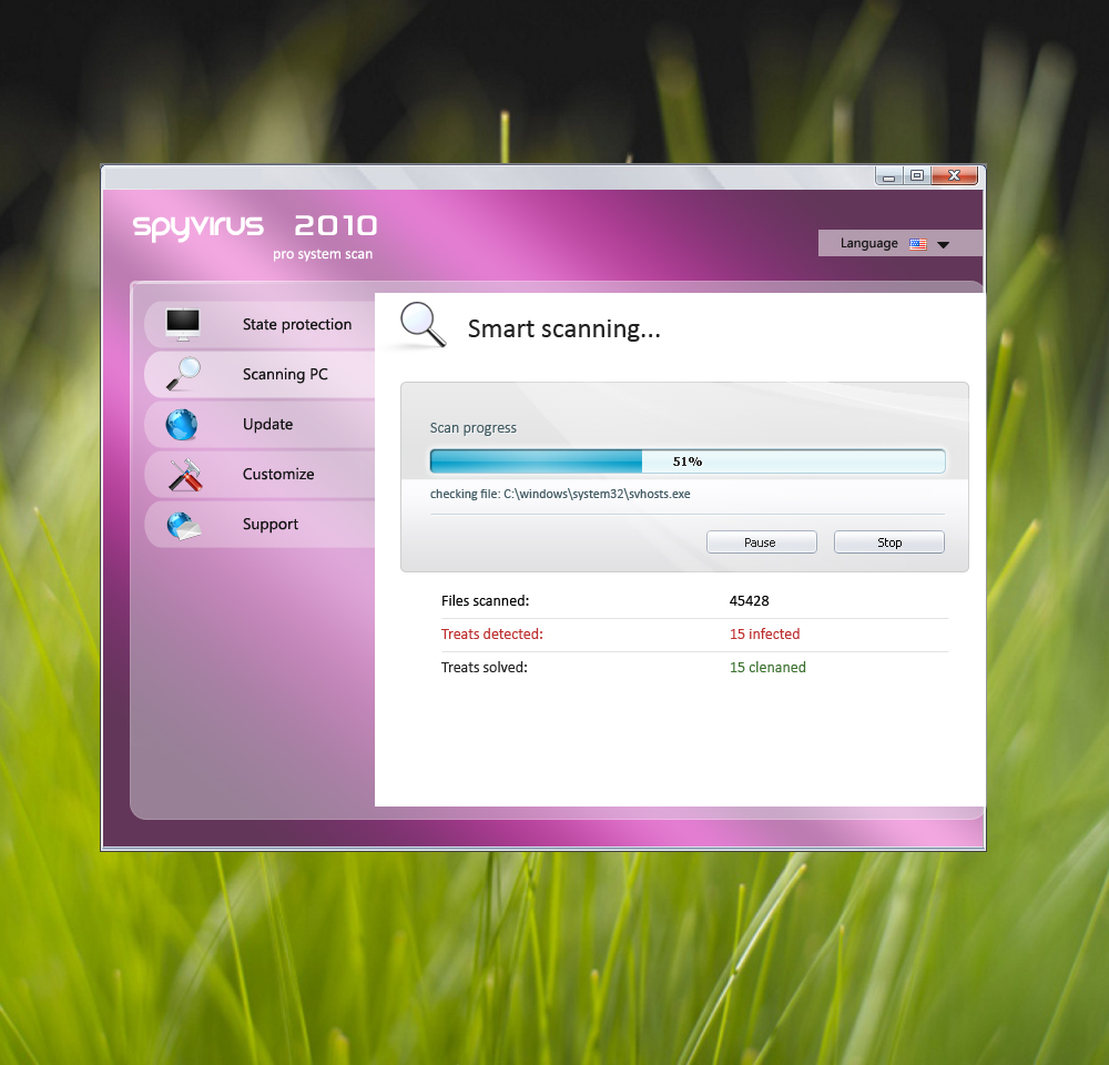 Дизайн для антивируса