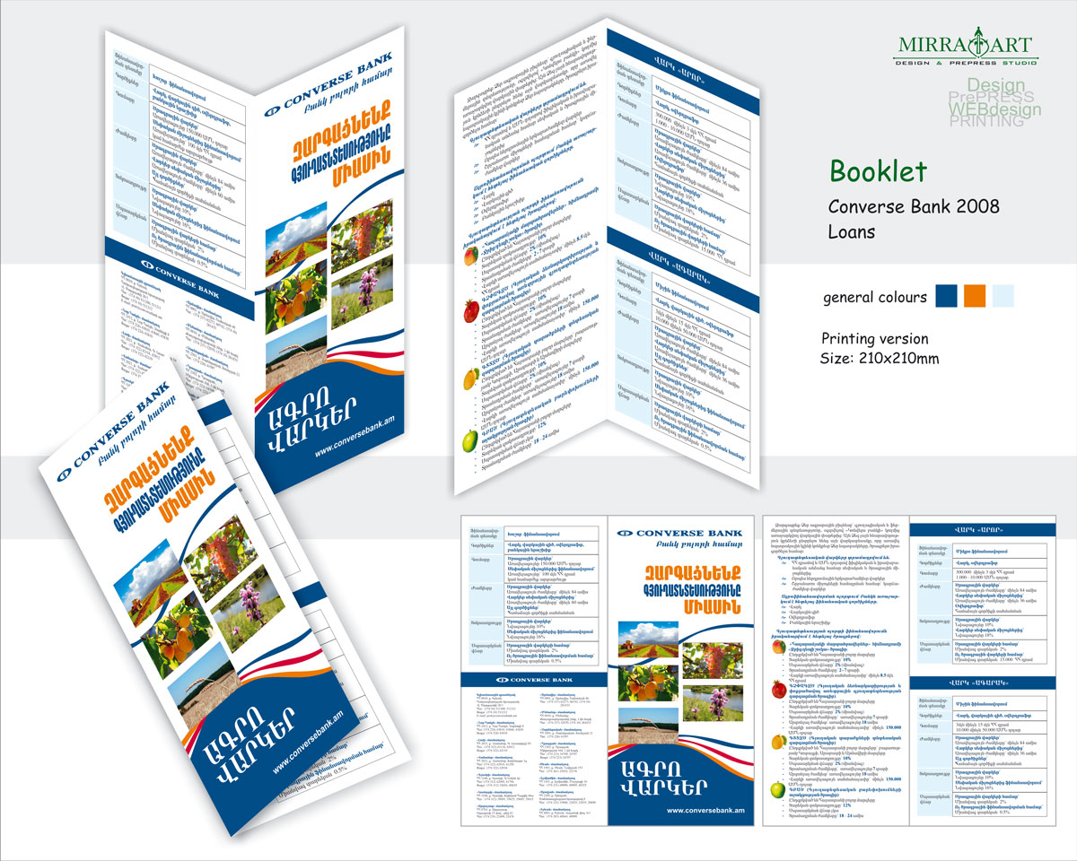 Booklet Converse Bank 2008