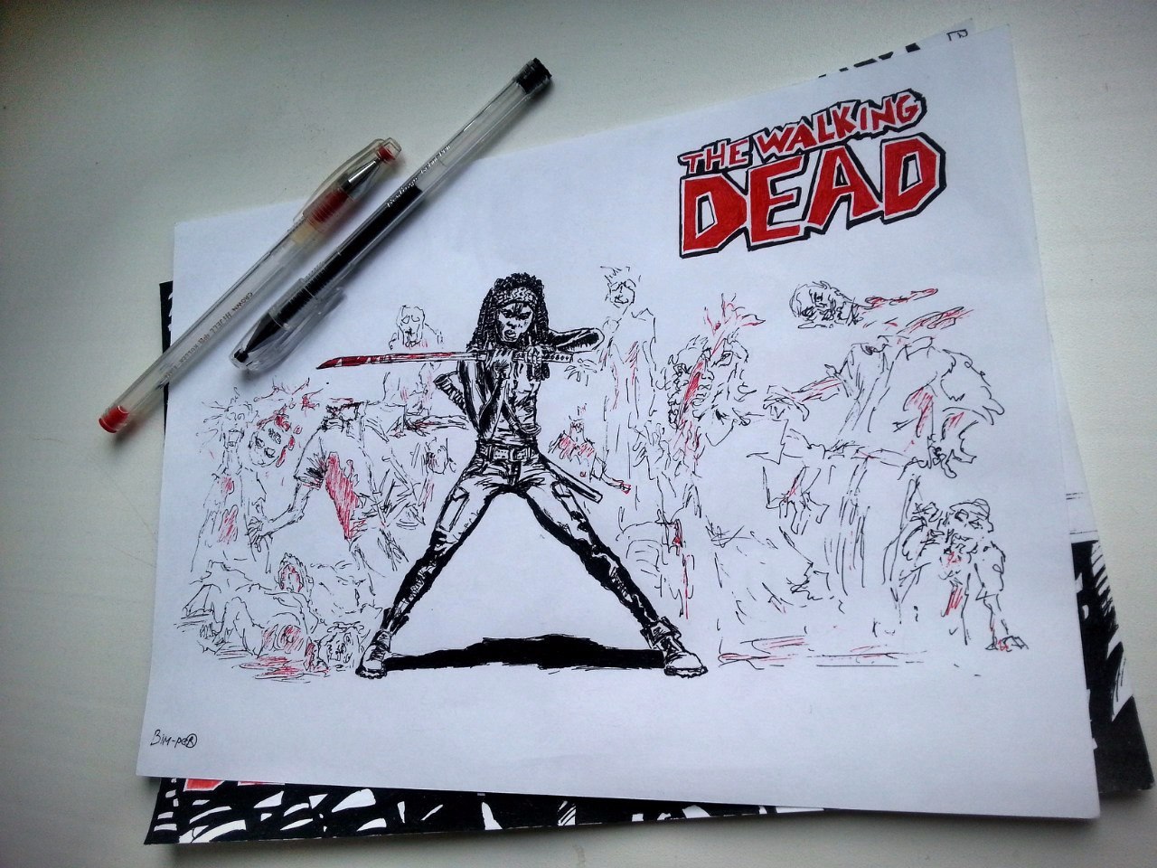 The Walking dead (Michonne)