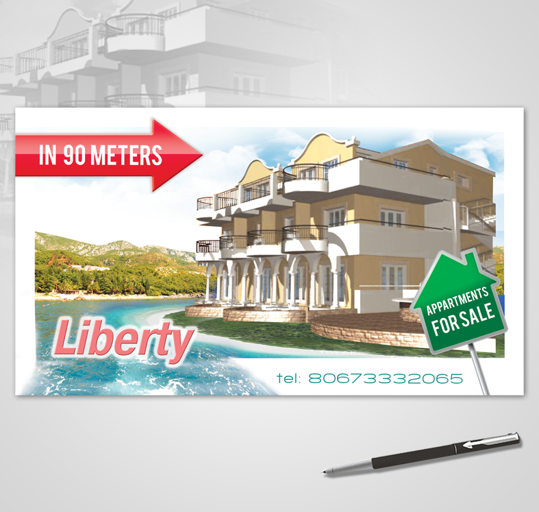 Сюжет для борда - продаже домов г.Будва