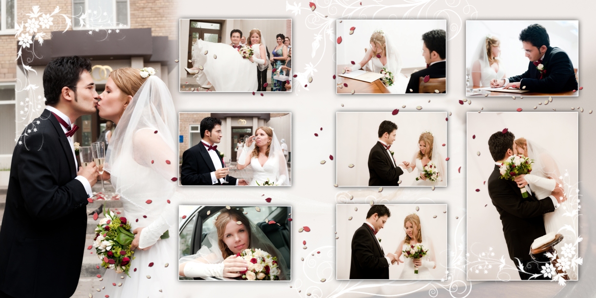 Обработка свадебных фотографий